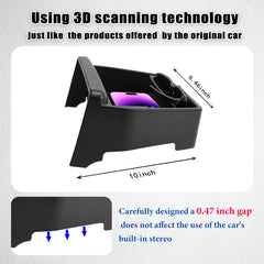 Neepiar ABS plastic construction highlights durable car organization