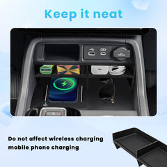 Neepiar center console easy-clean tray simplifies maintenance and quick resets