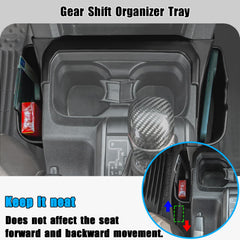 Smooth-edged Neepiar tray aligned with Tacoma center console