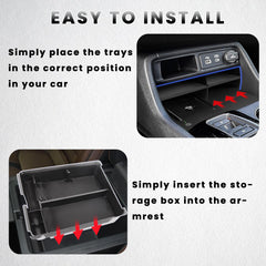 Neepiar center console organizer for Honda Passport optimizes cabin space