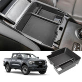 Neepiar center console organizer tray for Ford Ranger keeps items tidy on the go.
