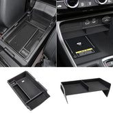 Neepiar center-console organizer tray, front view, keeps daily essentials within easy reach.