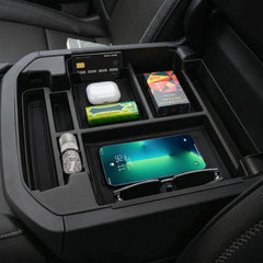 Neepiar center console organizer tray fits GMC Yukon Denali for tidy, quick-access storage.