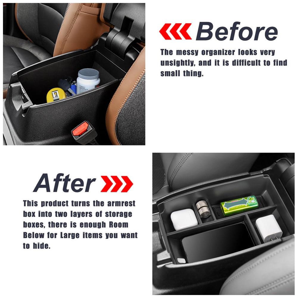 Neepiar center-console-tray Ford Escape fit demonstrates tidy interior