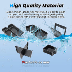 Neepiar easy-install design allows tool-free setup and quick cleaning