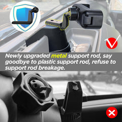 Neepiar metal-support-rod provides durable support.