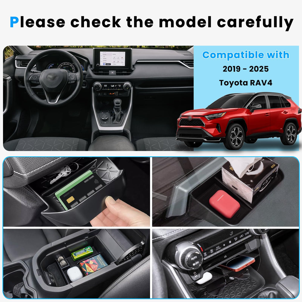 Neepiar Rav4 armrest storage box adds discreet space for essentials