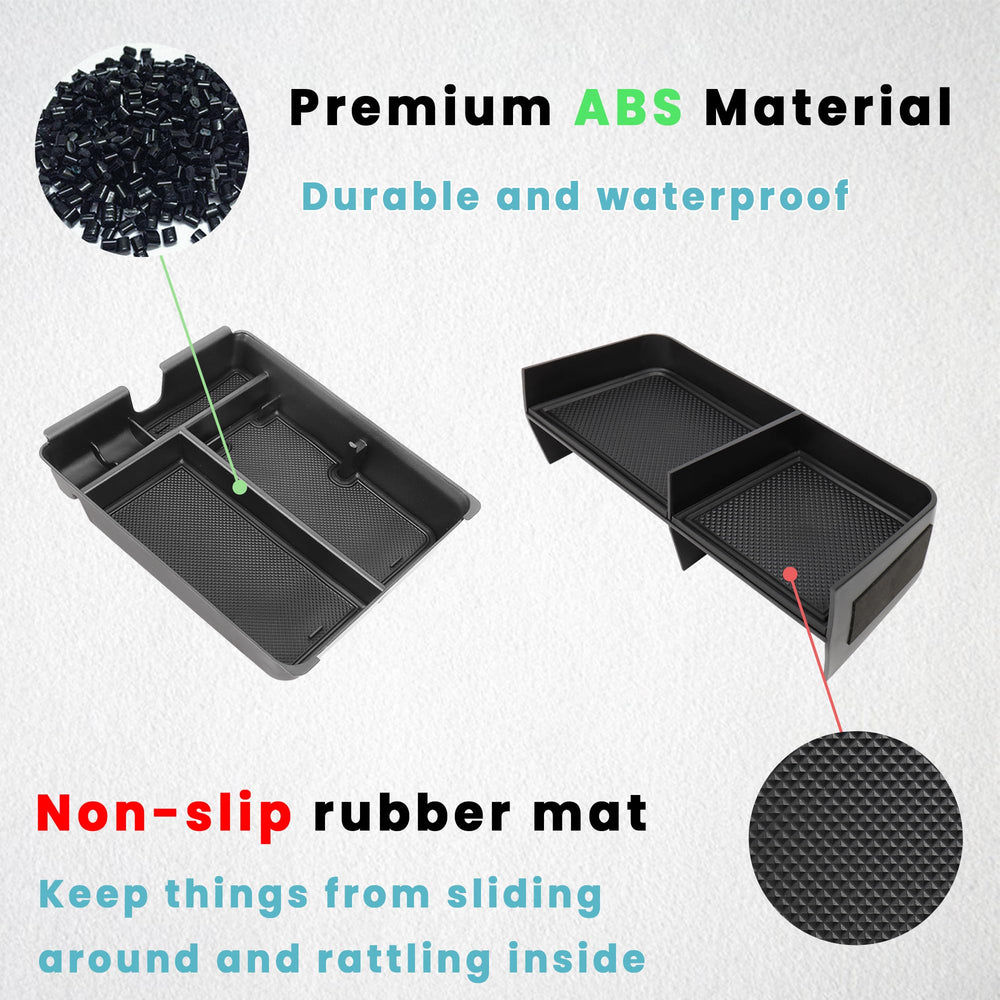 Neepiar rubber pad reduces movement and noise in the console area