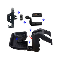 Neepiar dash-mount works with most phones.