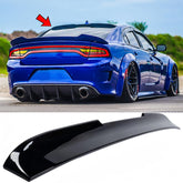 NeespoC rear window spoiler on a Dodge Charger boosts sporty look and stability.