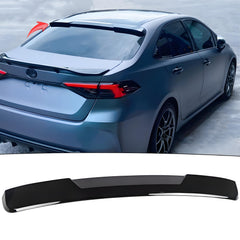 NeespoC rear roof spoiler for Toyota Corolla in glossy black enhances appearance and aerodynamics