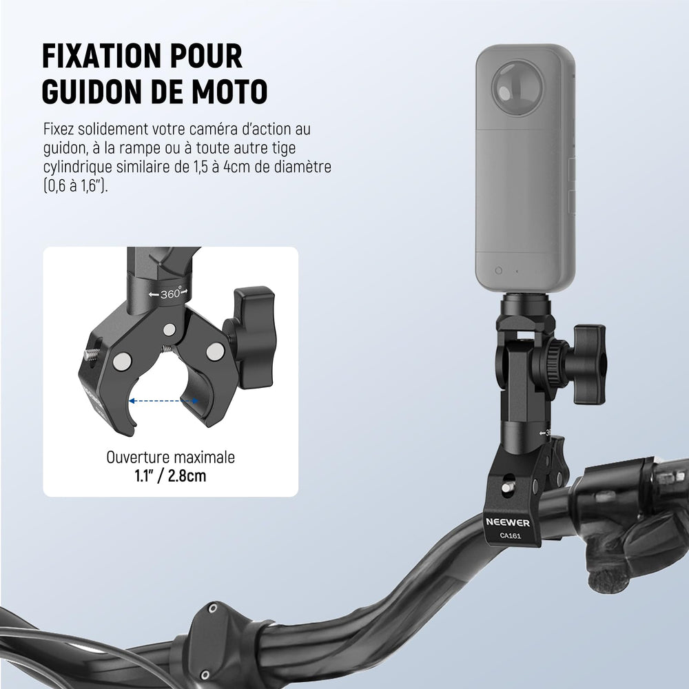 NEEWER 1-4 inch screw adapter expands camera compatibility on the go