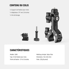 NEEWER package includes mount and locking screw for quick installation