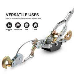NEIKO 02256A lever handle and PVC grip aid leverage on rugged jobs