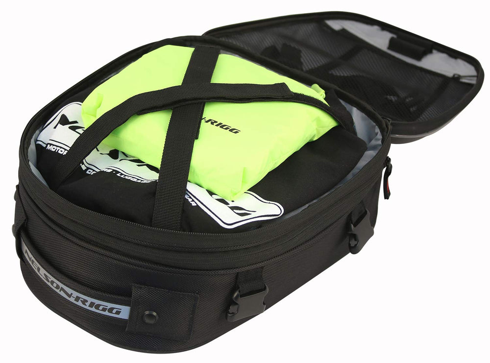 Molded EVA lid detail with carbon-like accents on the CL-1060-S2 tail bag.