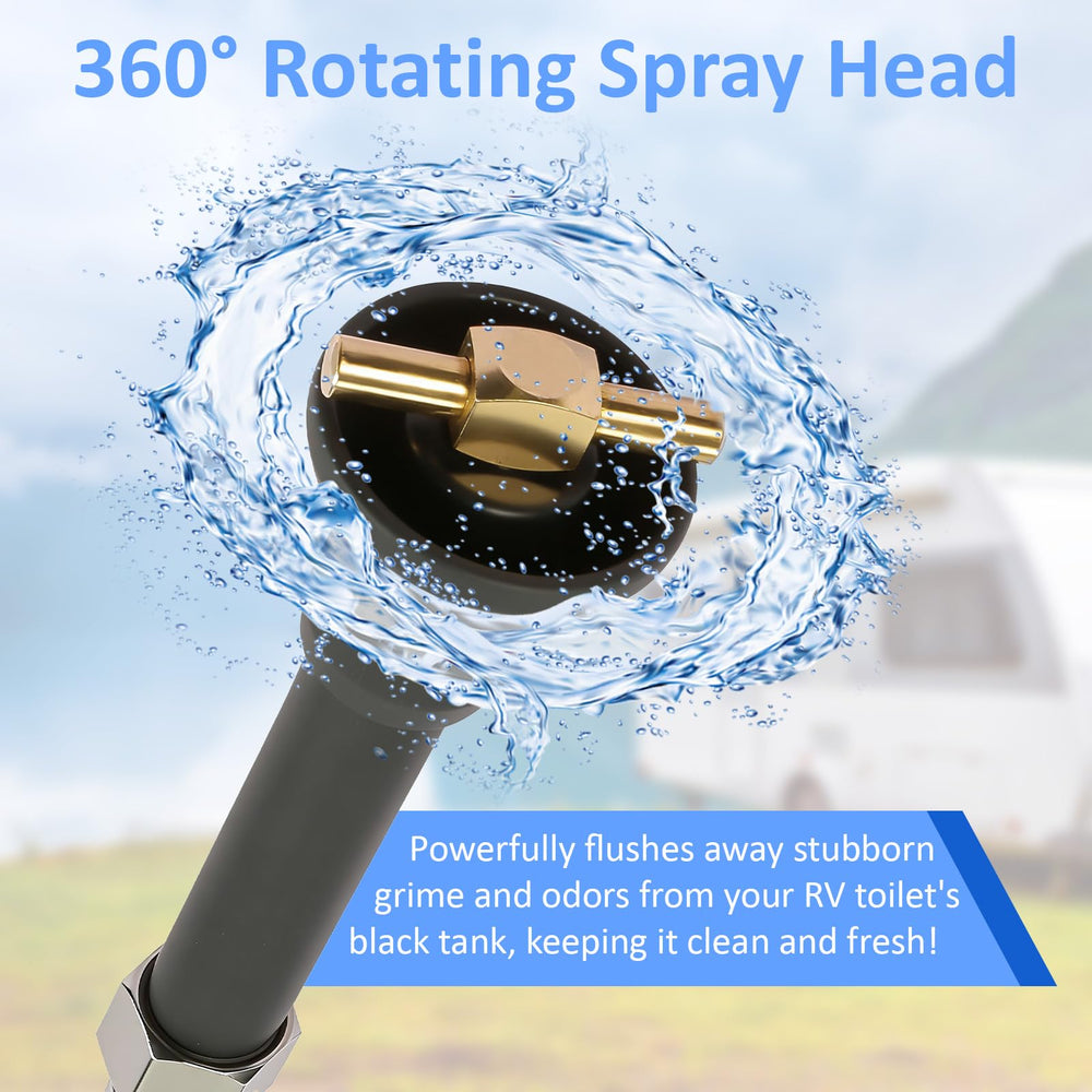 Nenkim wand designed for inside storage and outdoor RV cleaning tasks