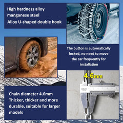 NEOCHIAEVO manganese steel alloy for durable winter traction