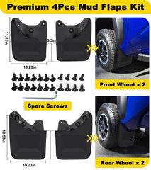 NEOXIST weather-resistant mud guards perform in rain and snow for Tacoma.