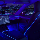 Nestour center console neon light for Tesla Model 3/Y interior ambiance and easy control