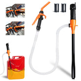 Neuradical fuel transfer pump in battery-operated mode for outdoor fueling.