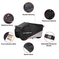 NEVERLAND ATV Cover with adjustable windproof buckle for secure parking