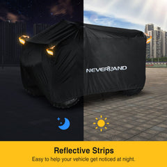 NeverLAND ATV cover four-layer protection for all-season weather.