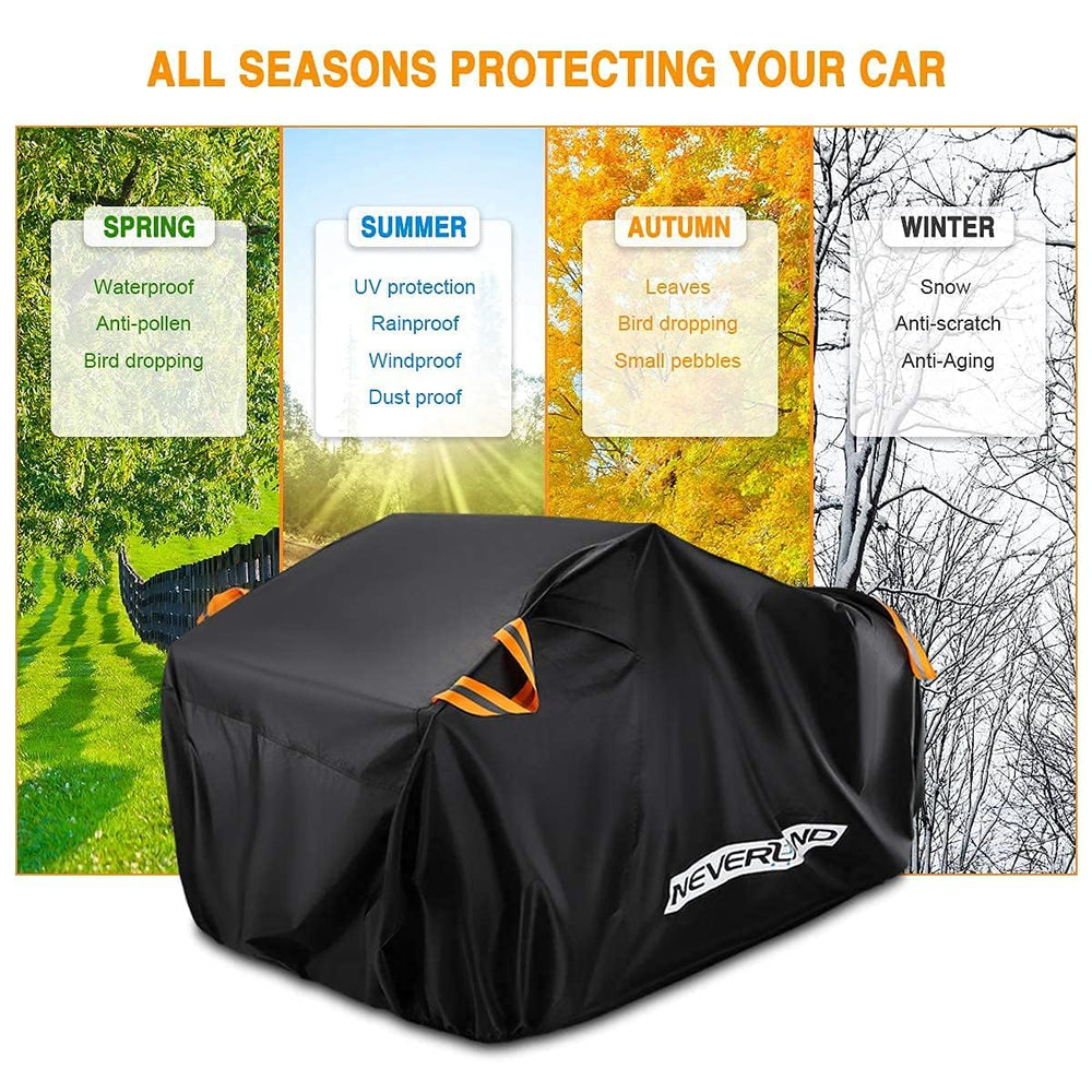 NeverLAND ATV Cover storage bag included for convenient storage