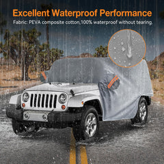 NeverLAND cab cover UV50+ protection reduces sun exposure