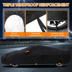 NEVERLAND cover features driver-zipper for easy access.