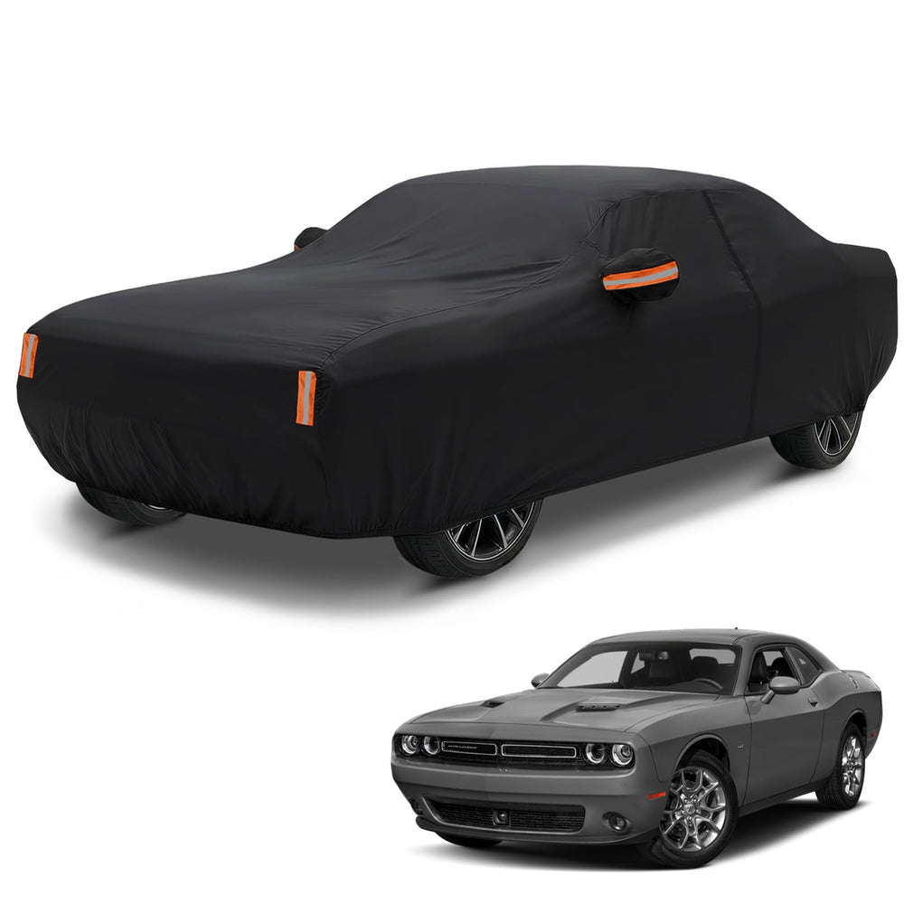 NeverLAND custom-fit Dodge Challenger cover snugly shields the car body