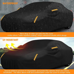 NeverLAND sedan car cover storage bag included for convenience.