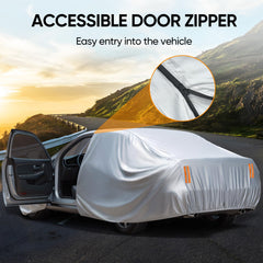 NEVERLAND sedan car cover wheel-fix straps prevent wind lift