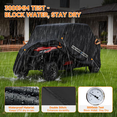Neverland UTV cover fits 4-6 seat UTVs including Polaris and Yamaha