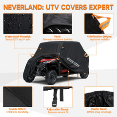 Neverland UTV cover side vents to improve airflow