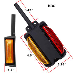 New Sun LED fender light pedestal mount enables quick trailer installation.