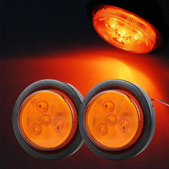 NEW SUN four-diode amber marker light for trucks and RVs ensures bright side markers
