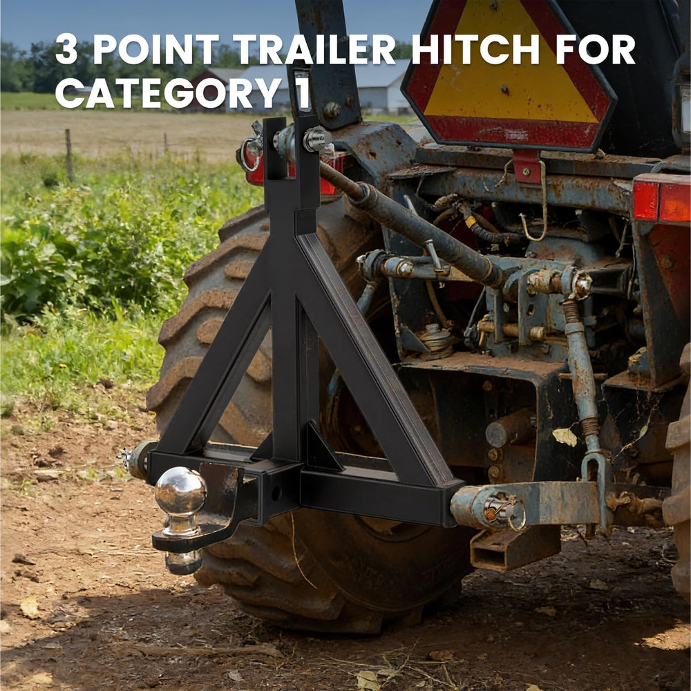 NEWBULIG 2-inch receiver demonstrates quick hook-up for fast attachments.