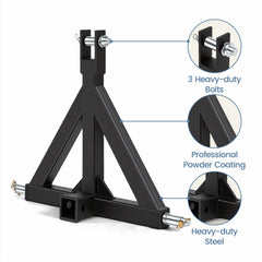 NEWBULIG complete hitch kit with pins ready to install.