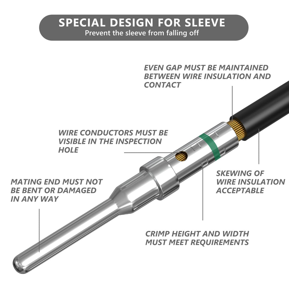 Newdeli DT solid-contacts kit supports 14-20 AWG wiring reliably