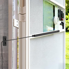NEWFLY RV screen door closer with built‑in spring in action for easy closing