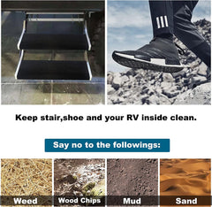 NEWFOM anti-slip stair rug helps guests walk confidently.