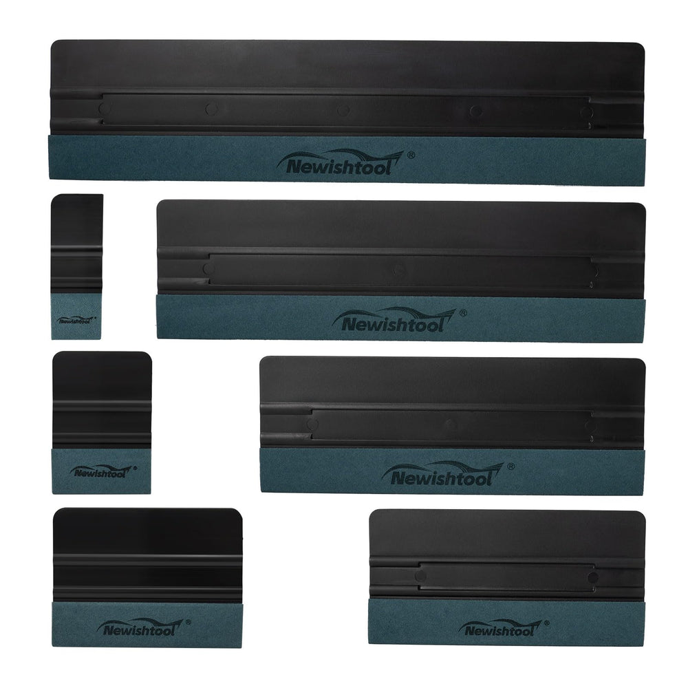 NEWISHTOOL microfiber suede edge squeegee for scratch-free use on vinyl