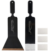 NEWISHTOOL bulldozer squeegee edge with PTFE tape for scratch-free tint installation.