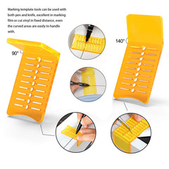 NEWISHTOOL Pro Vinyl Wraps Applicator Tool Kit wrap knife blades deliver clean, accurate cuts.