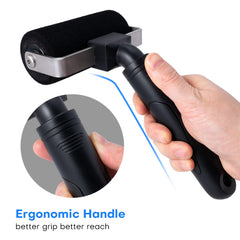 NEWISHTOOL textured-surface roller performs well on rough textures.