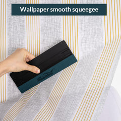 NEWISHTOOL scratch-free squeegee protects vinyl surfaces during application.