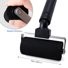 NEWISHTOOL transfer-tape and vinyl graphics applicator roller for clean adhesion.