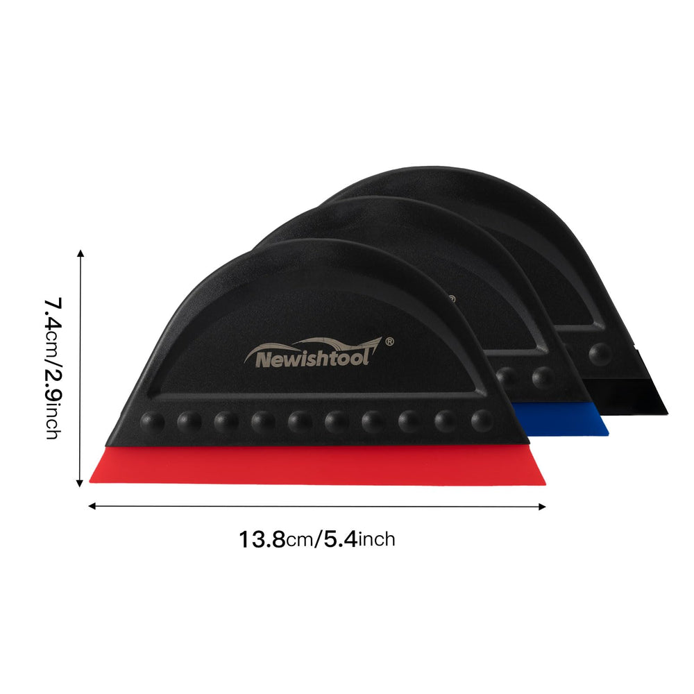 NEWISHTOOL Water removal squeegee soft-blade for showers.