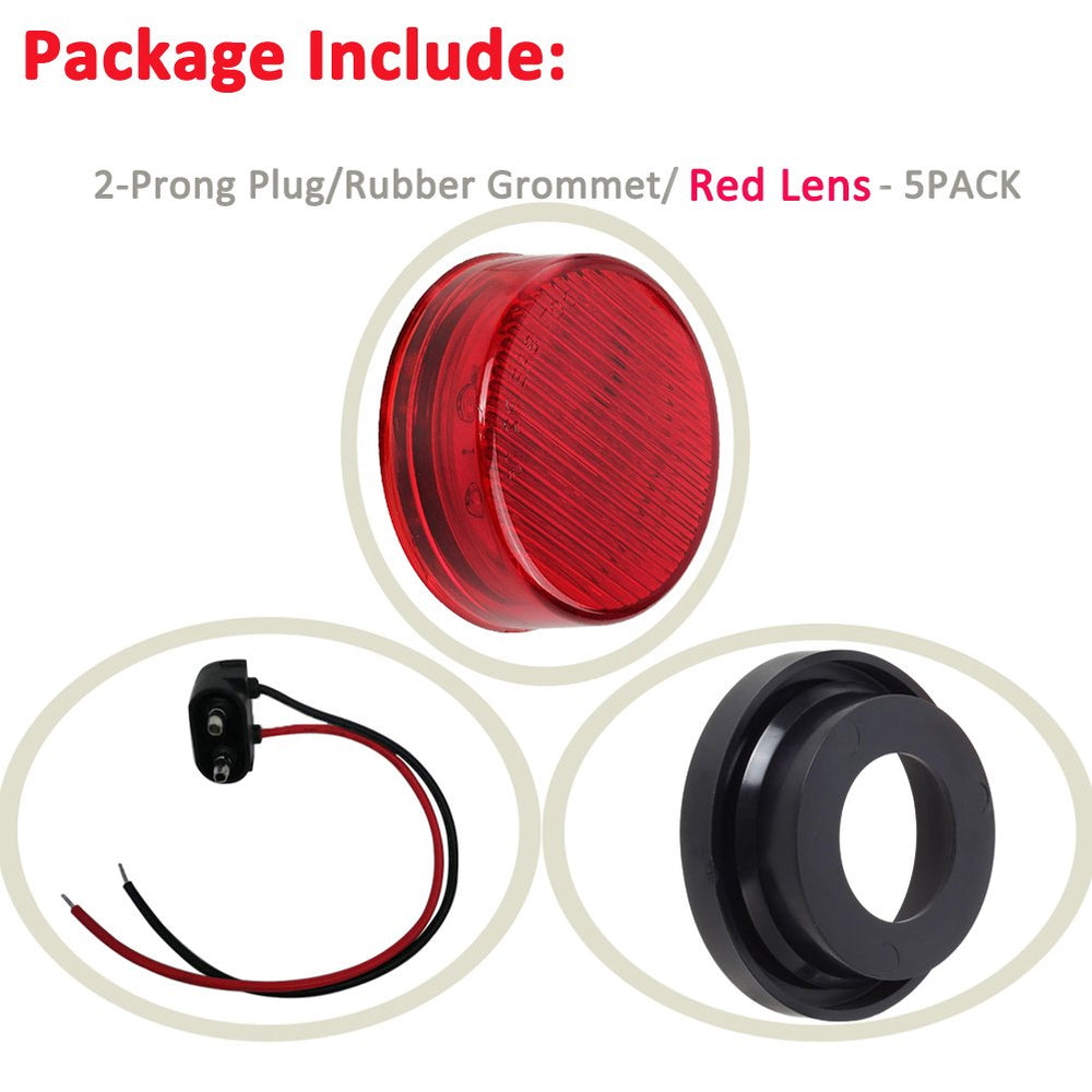 NEW SUN 5-piece universal trailer light kit for various vehicles