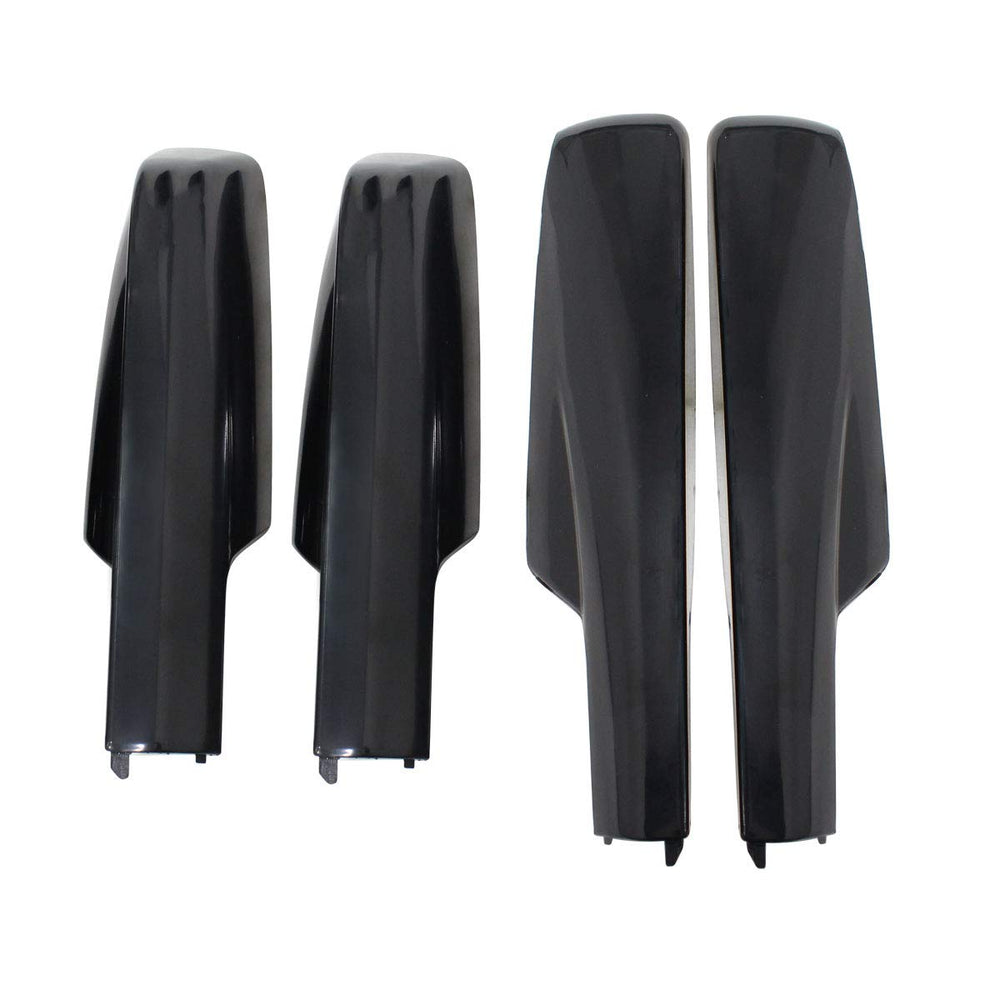 NewYall black roof rail end cap for Highlander protects rail ends